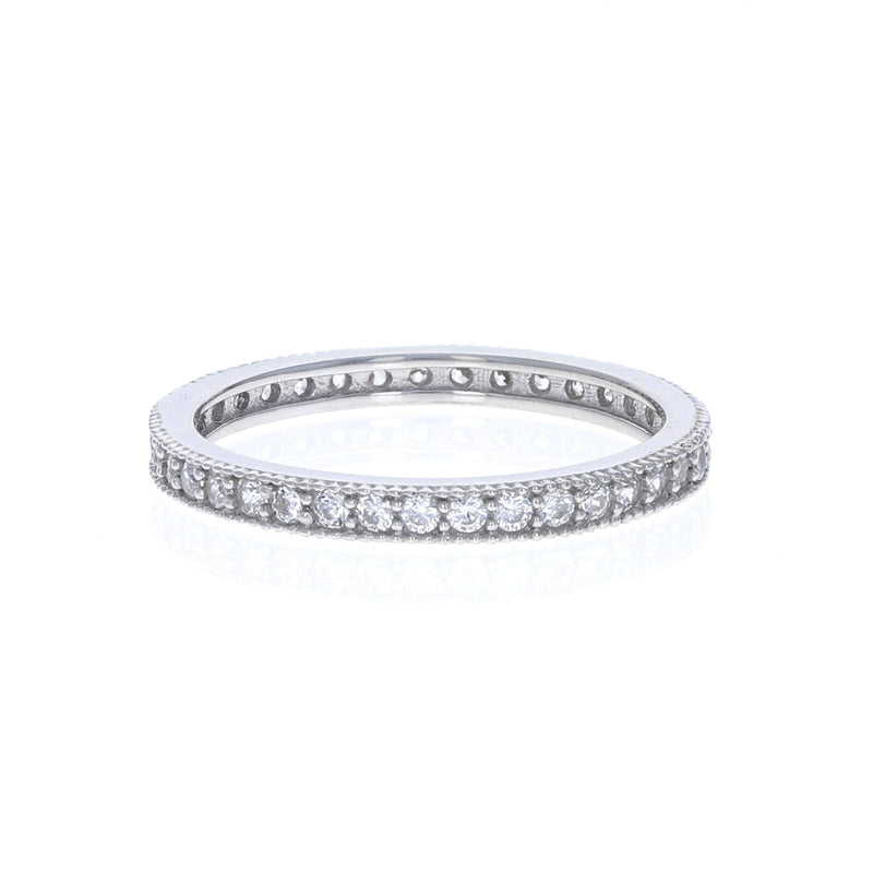 Silver Pave Ring