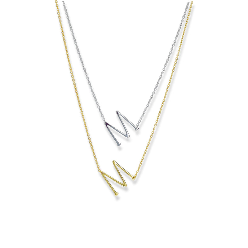 Letter M Necklace