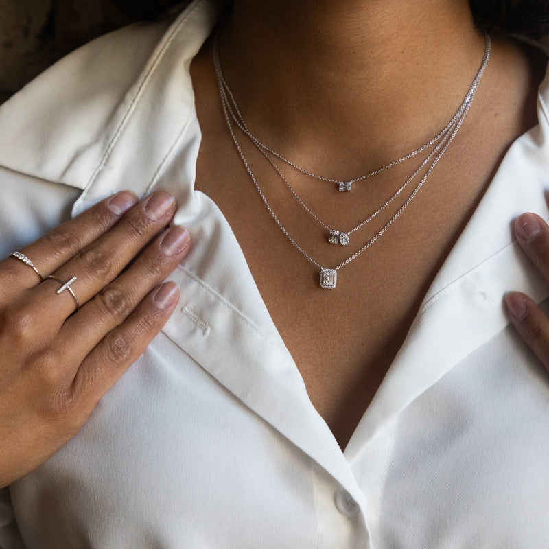 Mini Mixed Diamond Necklace