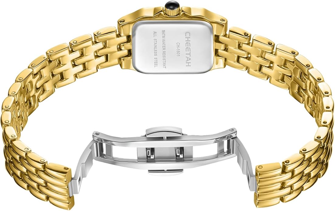 CHEETAH Gold Watch for Women – Vintage-Inspired Elegance