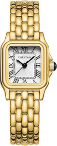 CHEETAH Gold Watch for Women – Vintage-Inspired Elegance