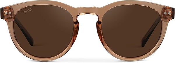 WearMe Pro Classic Round Retro Sunglasses – Polarized Perfection for Women