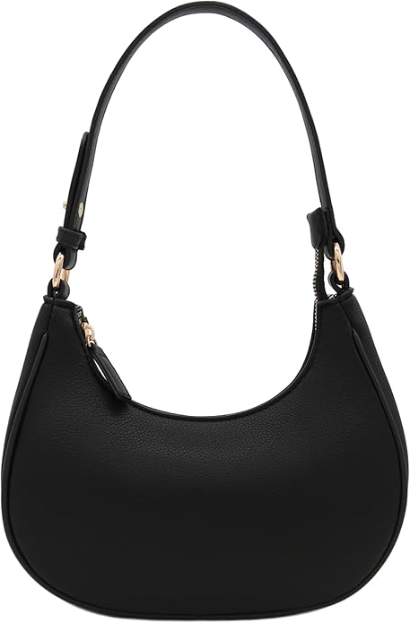 FashionBuzz Small Crescent Shoulder Bag Underarm Purse