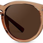 WearMe Pro Classic Round Retro Sunglasses – Polarized Perfection for Women