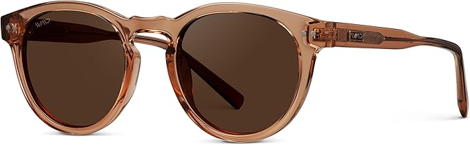 WearMe Pro Classic Round Retro Sunglasses – Polarized Perfection for Women
