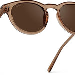 WearMe Pro Classic Round Retro Sunglasses – Polarized Perfection for Women
