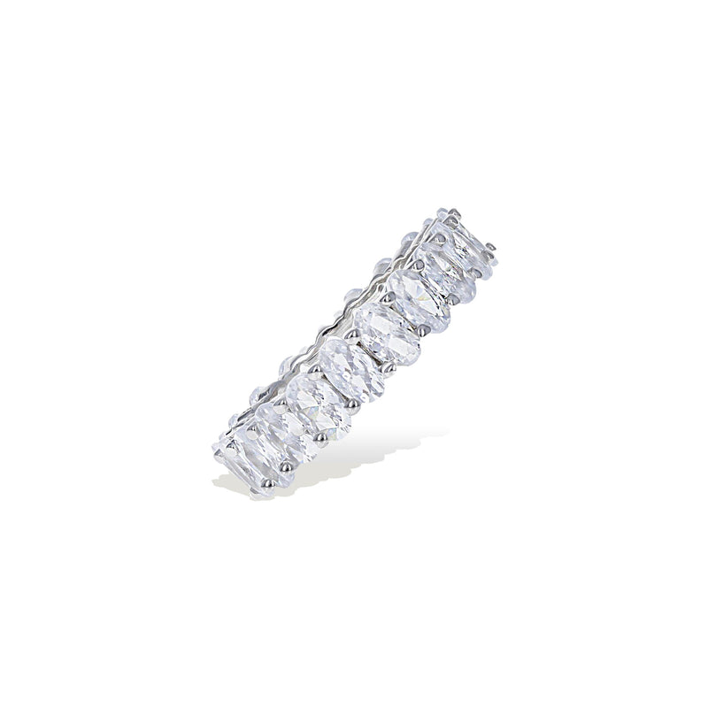 Oval Eternity Band