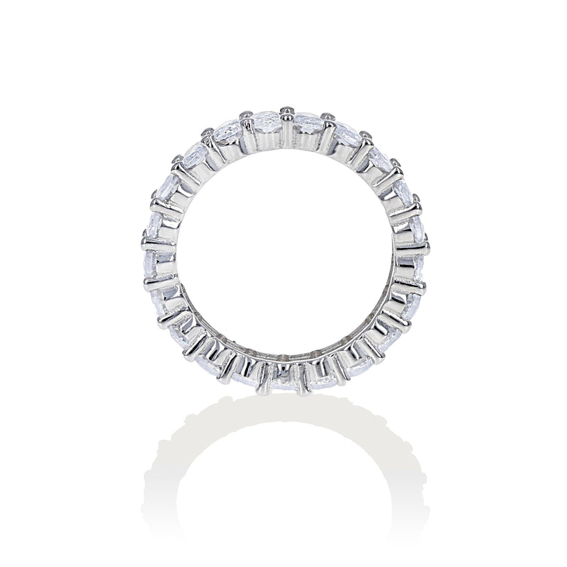 Oval Eternity Band
