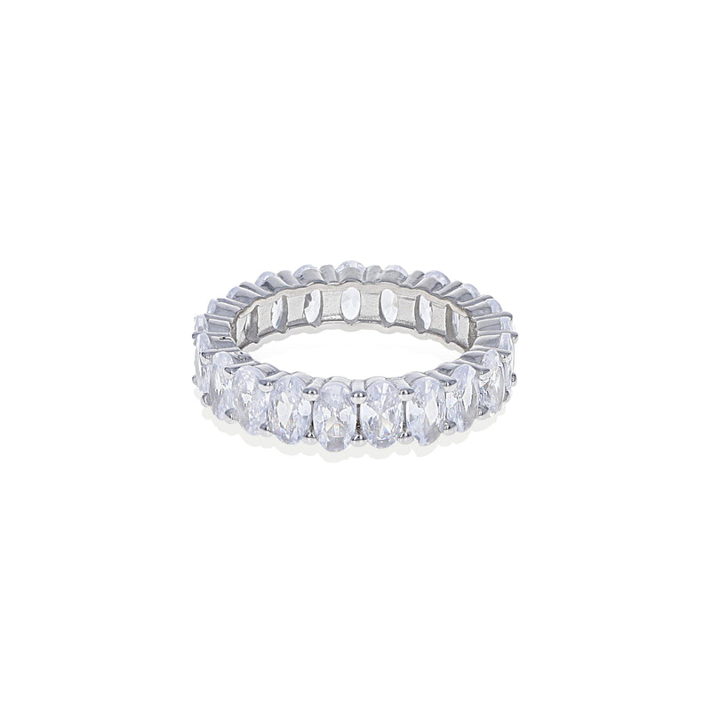 Oval Eternity Band