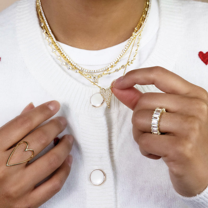 Baguette Tennis Necklace