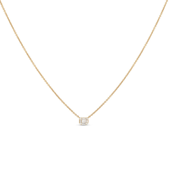 Mini Mixed Diamond Gold Necklace