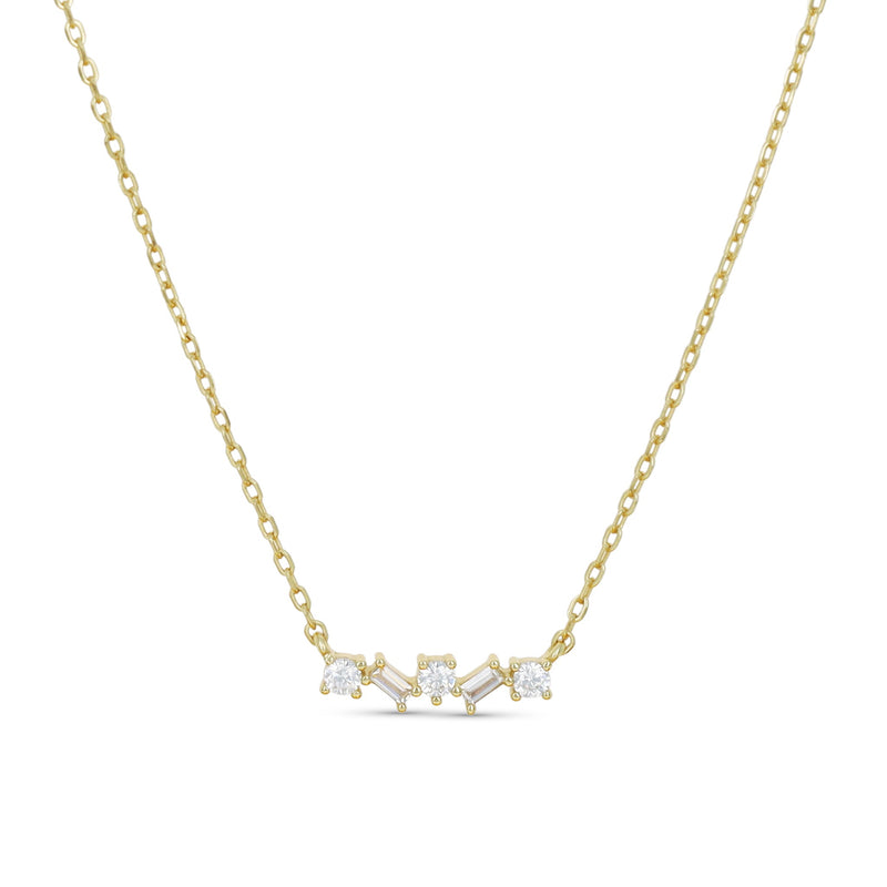 Baguette Bar Necklace