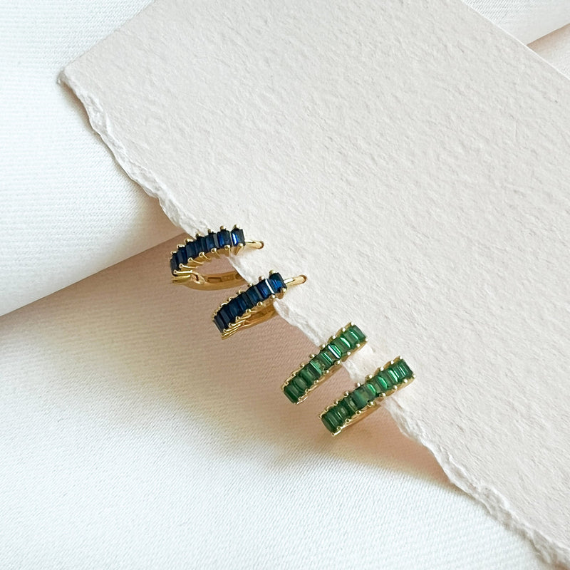 Baguette Huggie Hoops