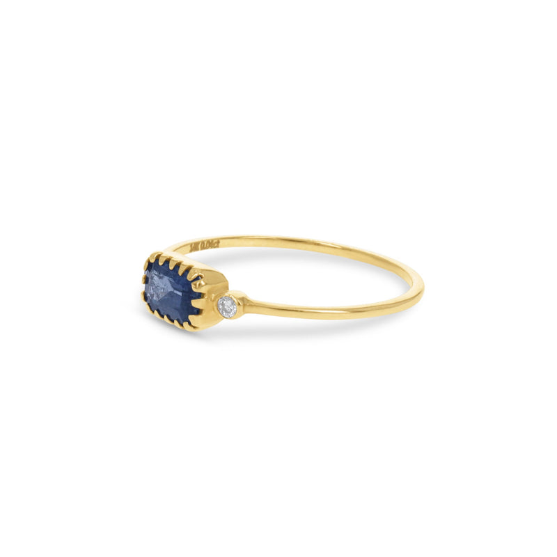 East West Sapphire Ring