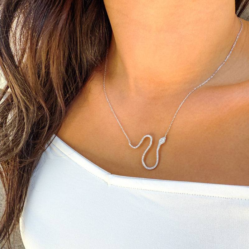 Bold Snake Necklace
