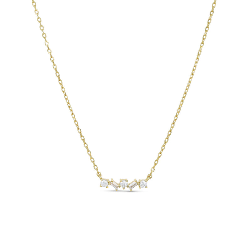 Baguette Bar Necklace