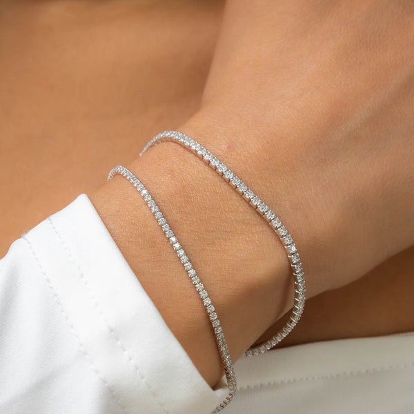 Extra Thin Tennis Bracelet