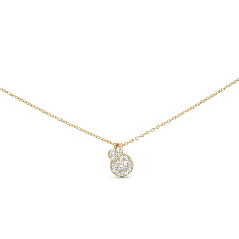 Dainty Disc Charm Necklace