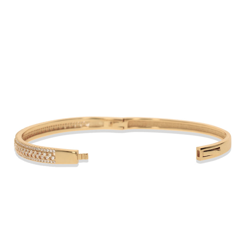 Wave Bangle Bracelet