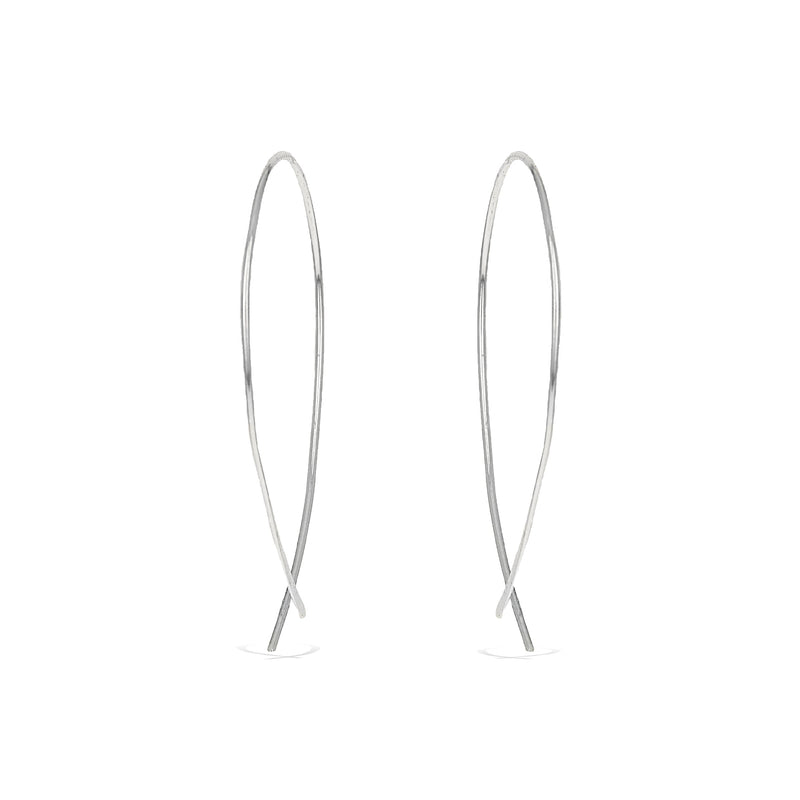 Threader Hoop Earrings