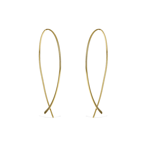 Threader Hoop Earrings