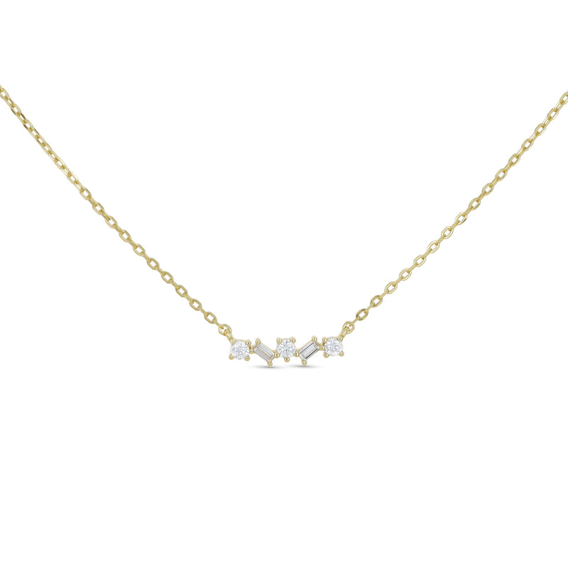 Baguette Bar Necklace