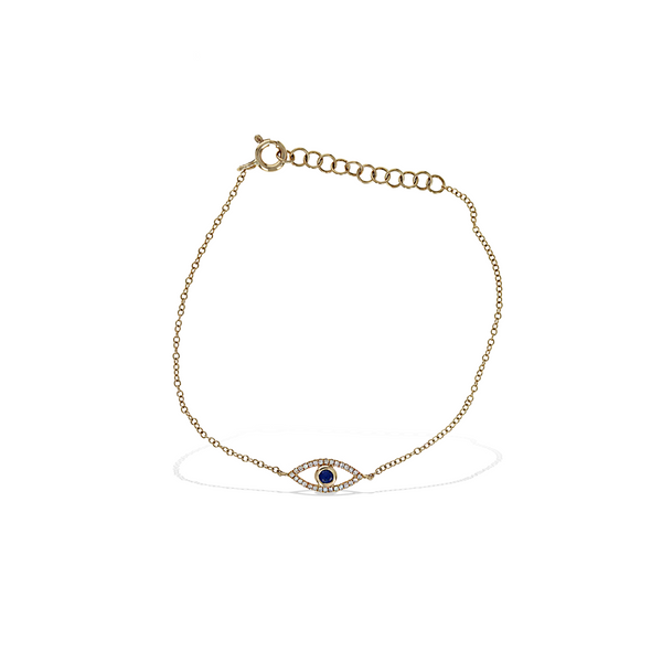 Diamond Evil Eye Bracelet