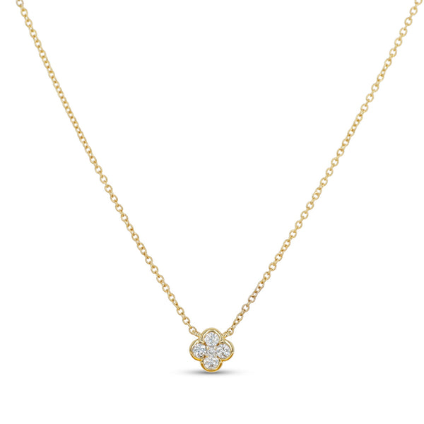 Diamond Clover Necklace