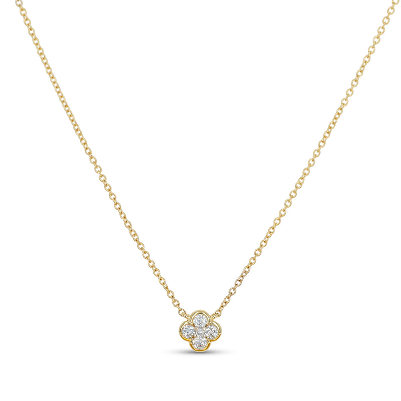 Diamond Clover Necklace