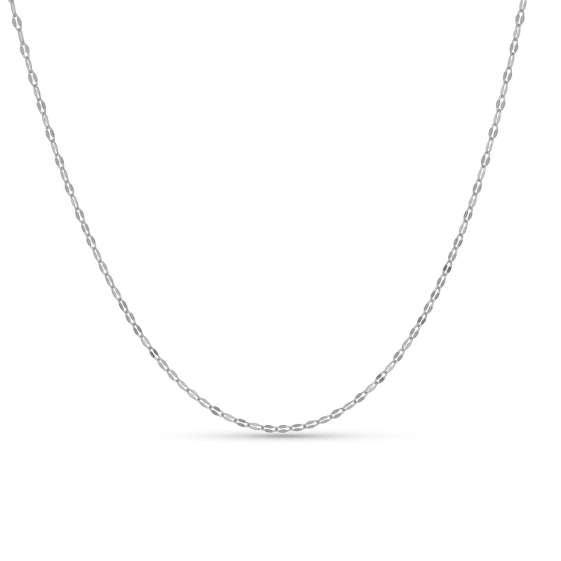 Diamond Cut Choker Chain Necklace
