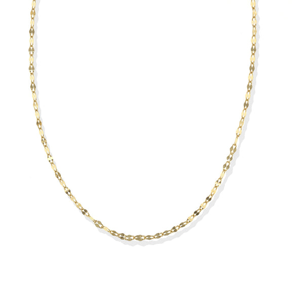 Diamond Cut Choker Chain Necklace