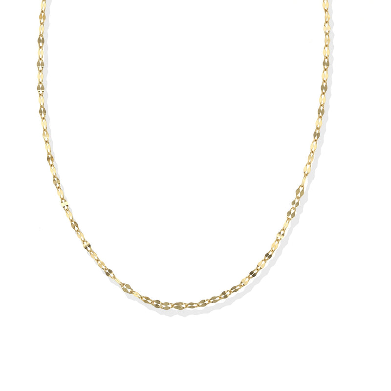 Diamond Cut Choker Chain Necklace