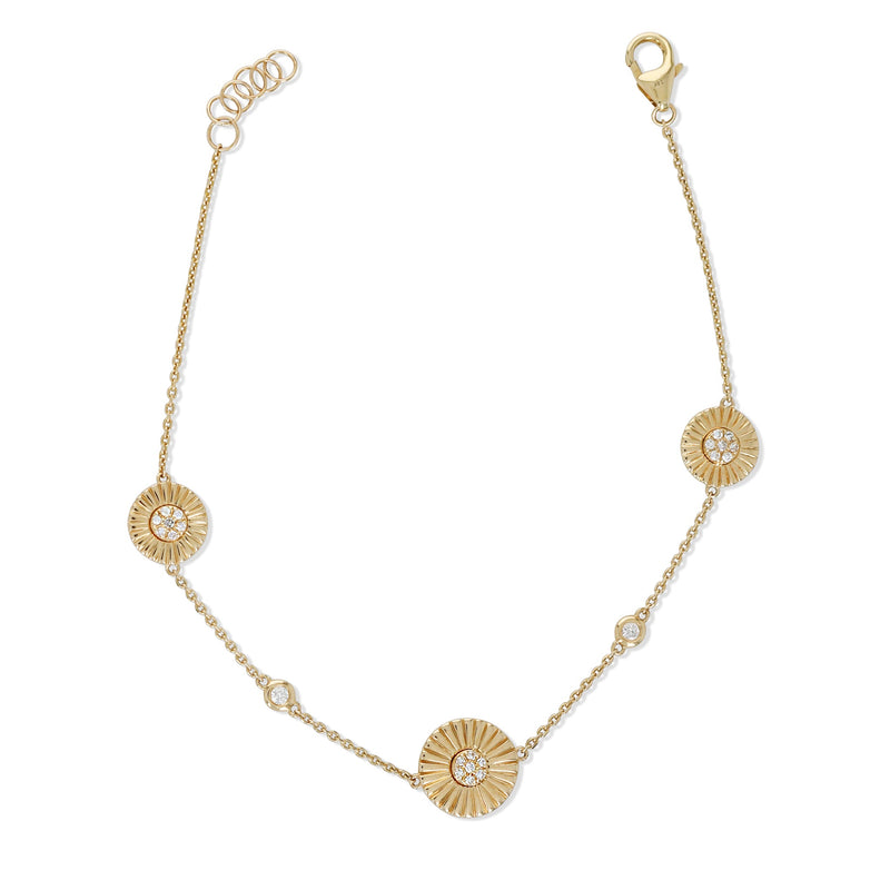 Starburst Diamond Bracelet