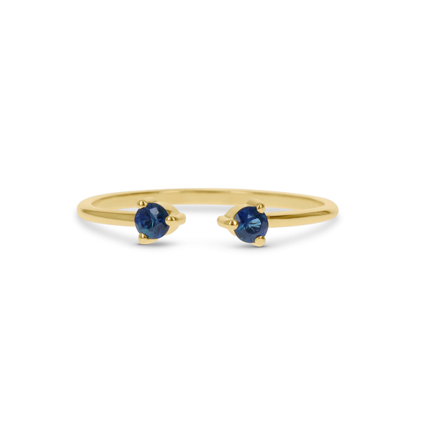 Double Sapphire Ring