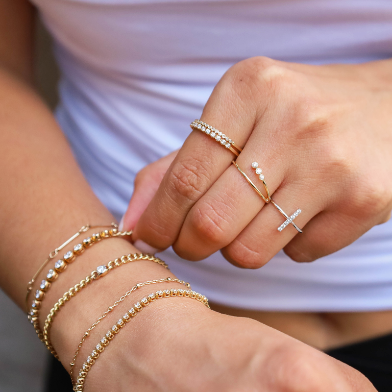 Minimalist Diamond Ring