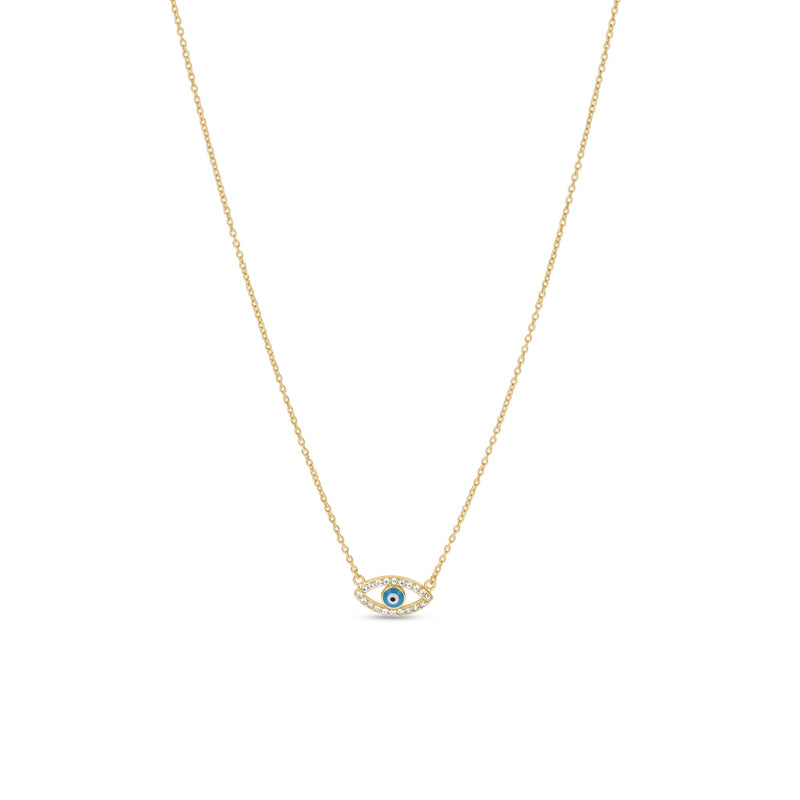 Classic Turquoise Evil Eye Necklace