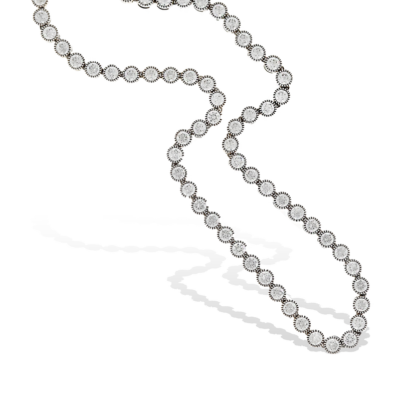 Bezel Tennis Necklace