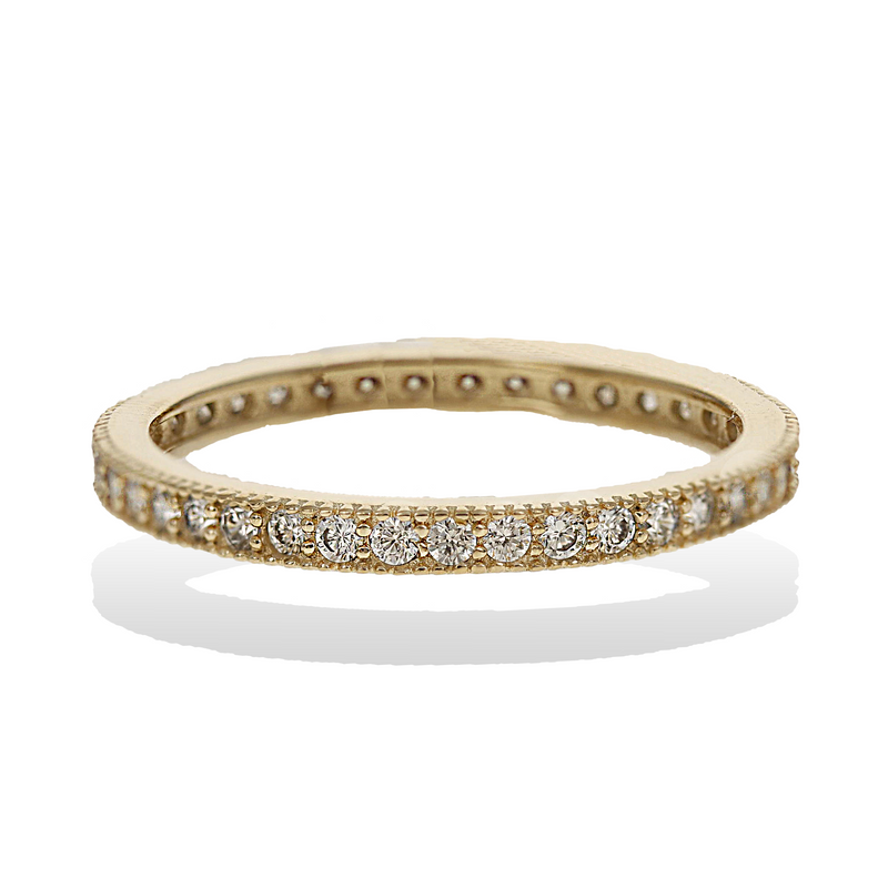 Gold Pave Ring