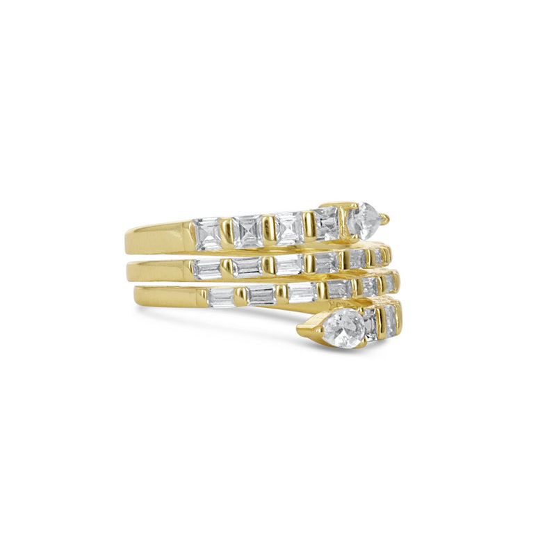 Triple Row Wrap Ring