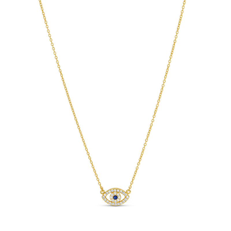 Blue Evil Eye Necklace