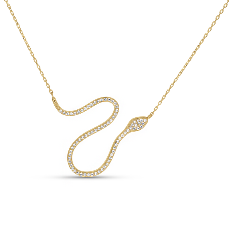 Bold Snake Necklace