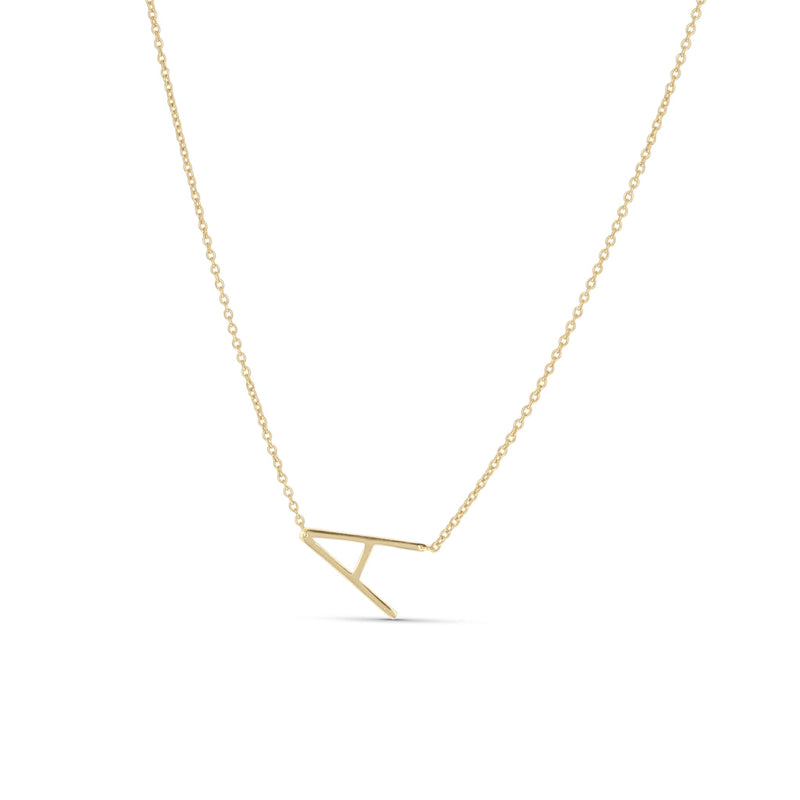 Letter A Necklace