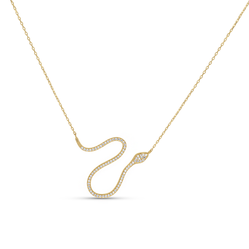 Bold Snake Necklace