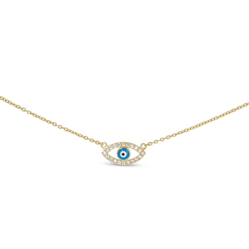 Classic Turquoise Evil Eye Necklace