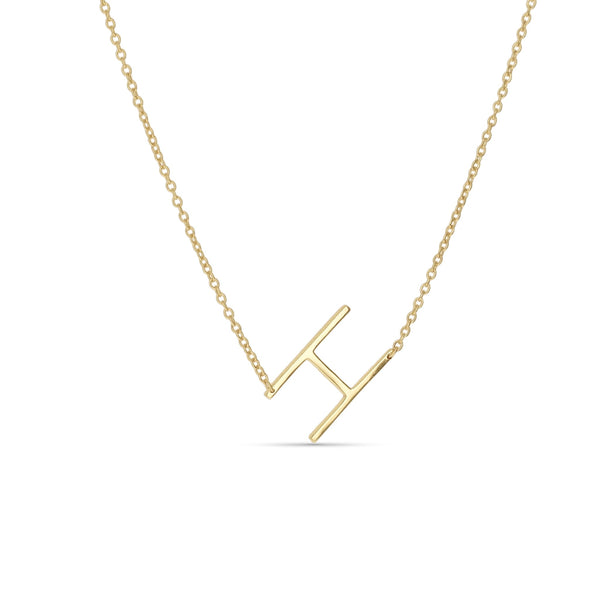 Letter H Necklace