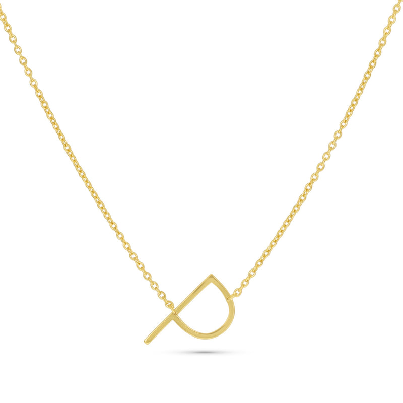 Letter P Necklace
