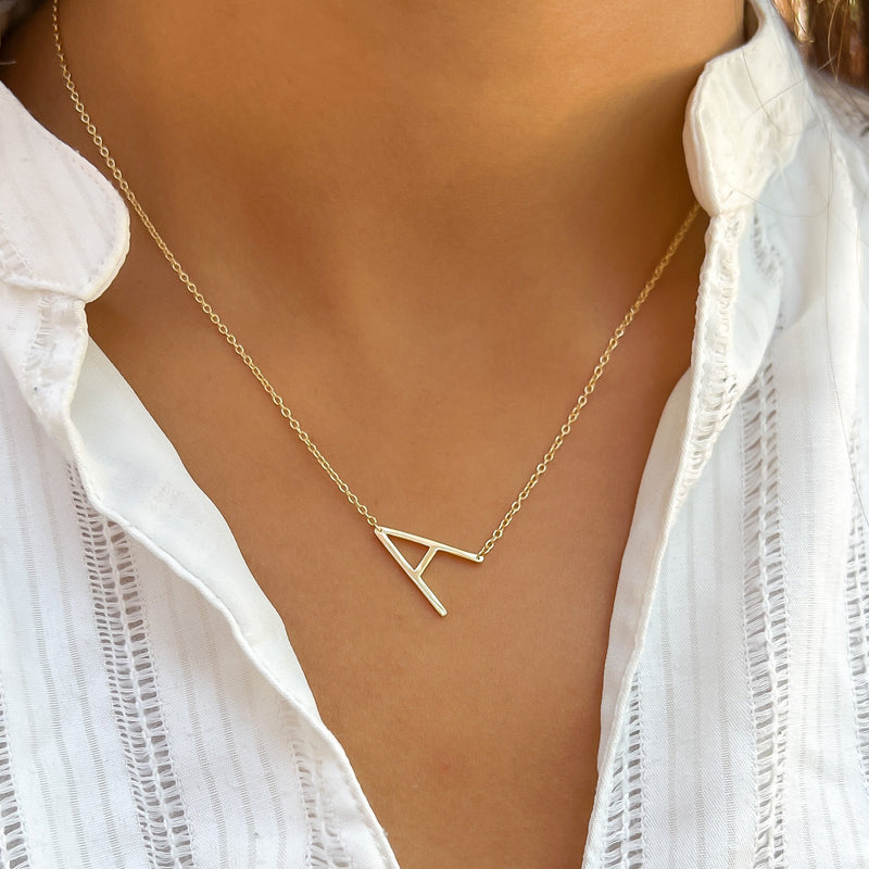 Letter A Necklace
