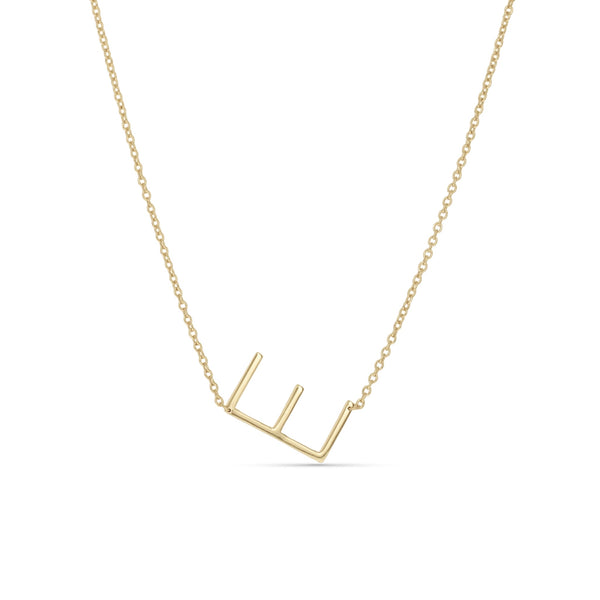 Letter E Necklace