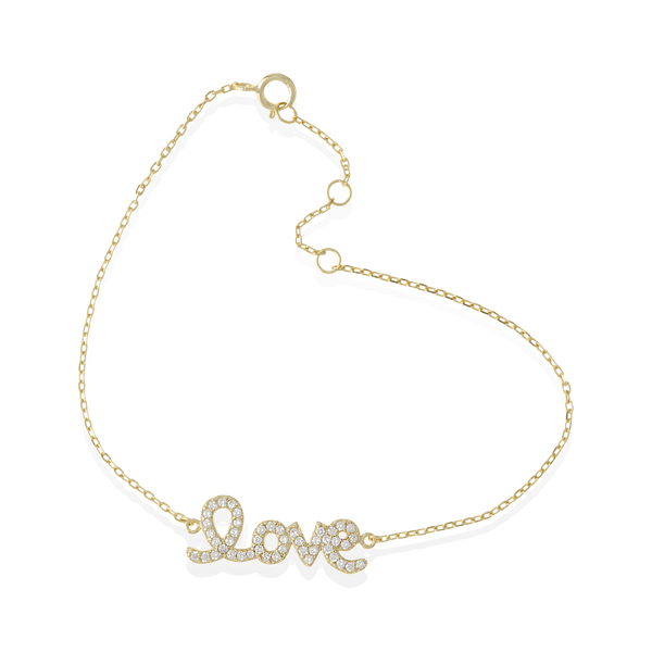 Love Script Bracelet