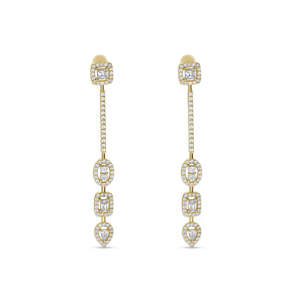 Dramatic Bar Drop Earrings